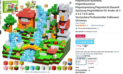 Magnetische bouwstenen -77%