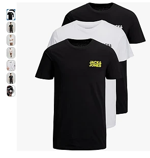 Jack & Jones 3 tshirts voor 8,90 euro