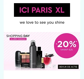 Vandaag 20% bij ICI Paris XL