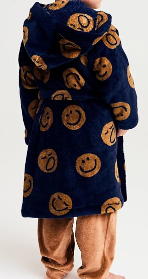 Badjas met smileys maat 92