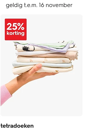 Hema tetradoeken -25%