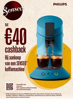 Cashback SENSEO® koffiemachine tot €40