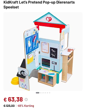 KidKraft Dierenarts Speelset goedkoper bij Joybuy
