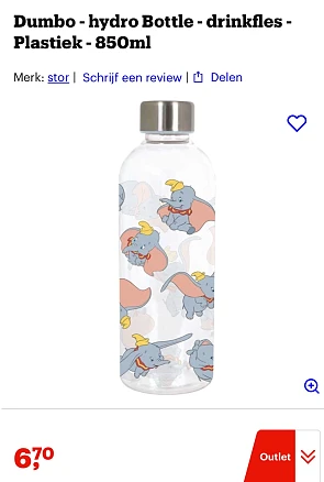 Dumbo drinkfles