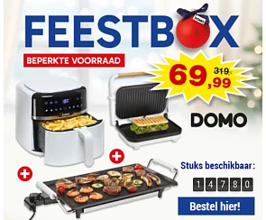 Hubo FEESTBOX voor €69,99