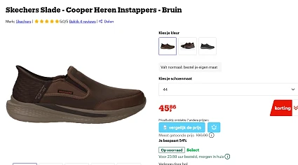 Skechers Slade Cooper Heren Instappers 45.86€