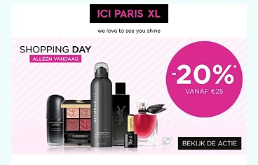 Vandaag 20% bij ICI Paris XL