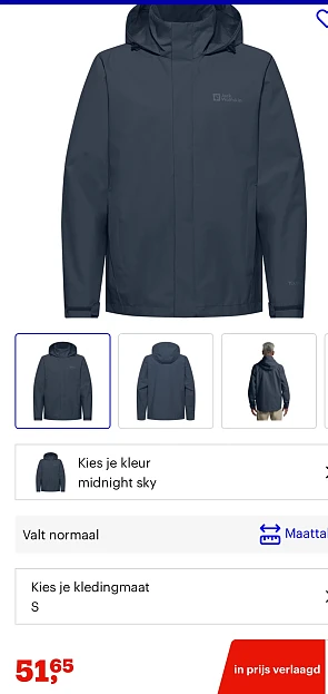 Jack Wolfskin heren jas