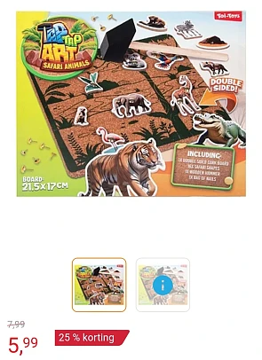 Hamertje Tik Wilde Dieren -25%