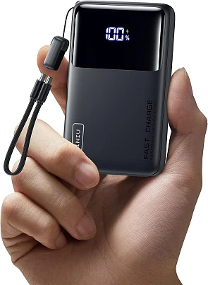 INIU Externe batterij, ultra klein, 45 W, 10.000 mAh