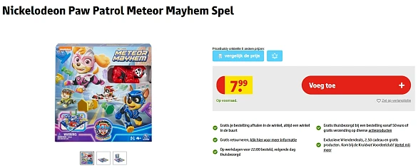PAW Patrol The Mighty Movie Meteor Mayhem bordspel