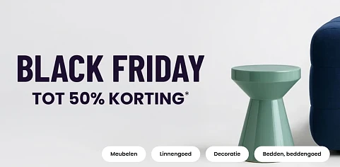 Black Friday tot -50% op slapen, meubels en meer bij La Redoute