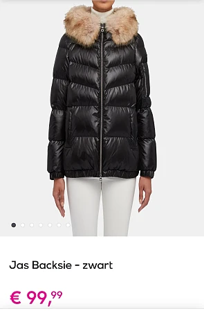 Geox zwarte jas Backsie