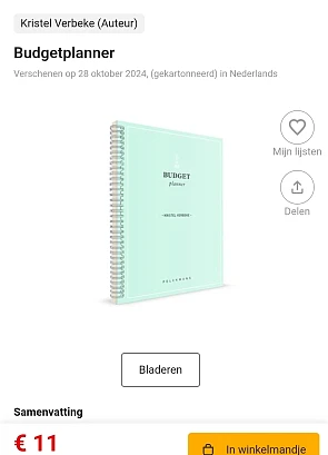 Budgetplanner - Kristel Verbeke -50%