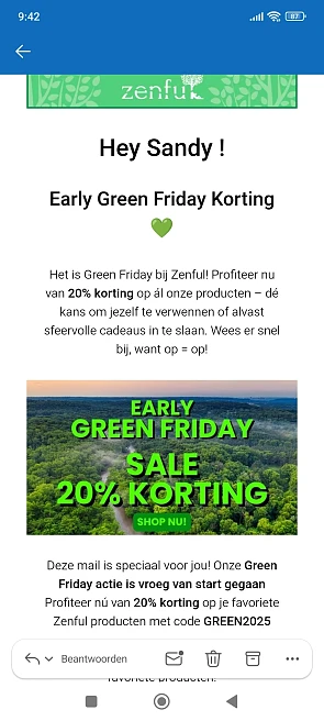 Zenful: 20% korting