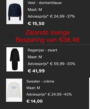 Koopjes Zalando Lounge