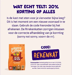 Edgard & Cooper: 20% korting