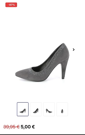 Pumps aan 5€ maat 36 en 38