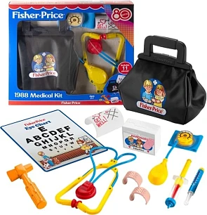 11- delige Fisher-Price Doktersset 1988