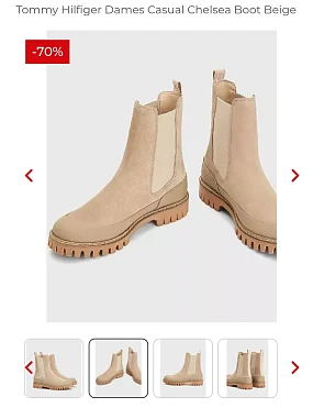 Tommy Hilfiger boots voor 47,97€