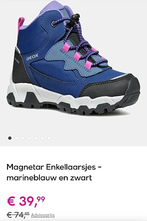 Geox magnetar enkellaarsjes