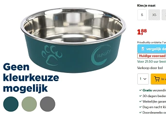 Goedkoper dan action! 4 voederbakjes van Trixie voor slechts 1.88€