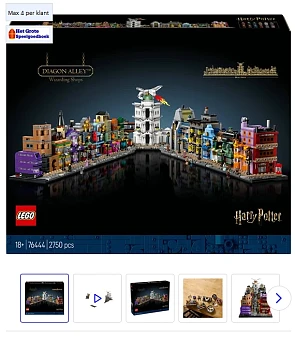 Lego Harry Potter De Wegisweg™ tovenaarswinkels tovenaarsset - 76444