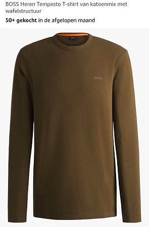 BOSS Heren Tempesto T-shirt