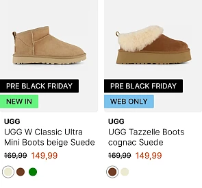 UGG’s korting bij Ziengs