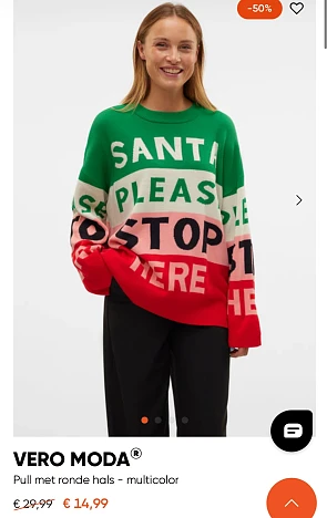 Kersttruien -50% bij ZEB