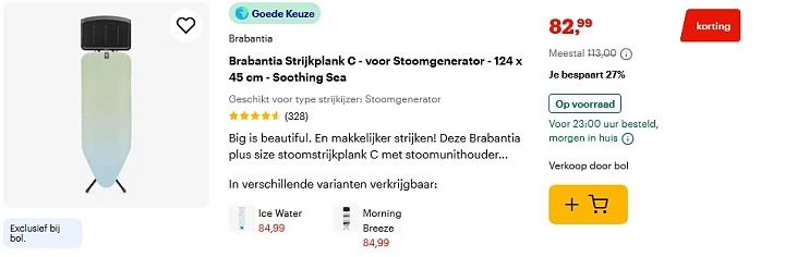 Image of strijkplank