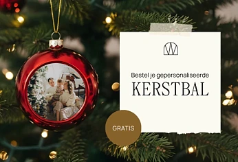 gratis gepersonaliseerde kerstbal