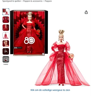 Barbie Signature Pop Mattel 80e Verjaardag