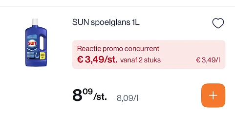 Sun spoelglans en vaatwaszout tot -57%