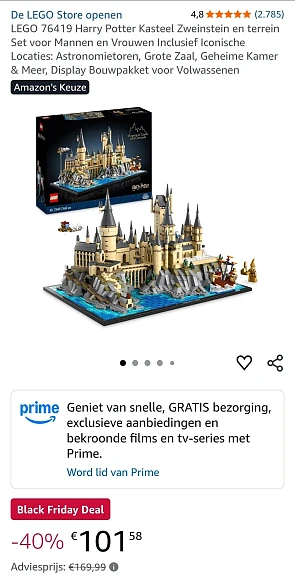 LEGO 76419 Harry Potter Kasteel Zweinstein en terrein