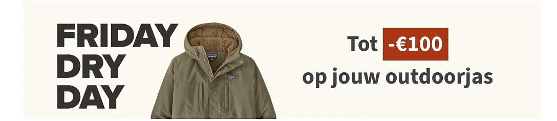 Outdoorjassen tot €100 korting