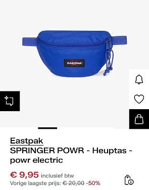 Eastpak heuptas powr electric -50%