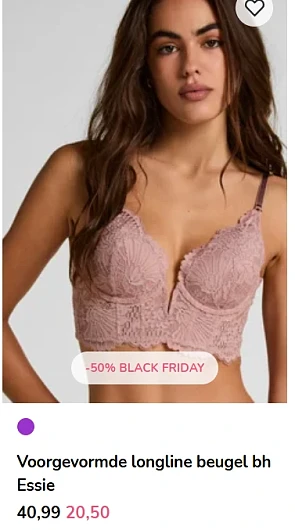 50% korting bij Hunkemöller