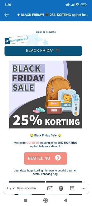 goedgemerkt.nl: 25% korting