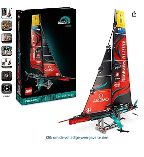 LEGO Technic Emirates Team New Zealand AC75 jacht laagste prijs ooit
