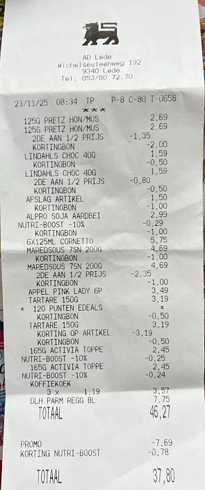 Image of kortingsbon