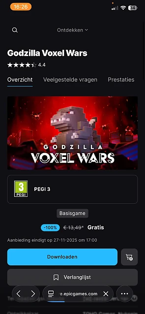 Epicgames: Godzilla Voxel Wars