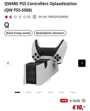 PS5 Controllers Oplaadstation