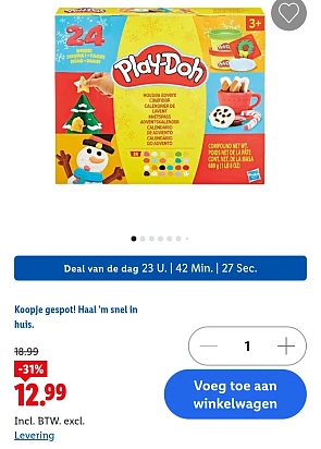 Play doh adventskalender -31%