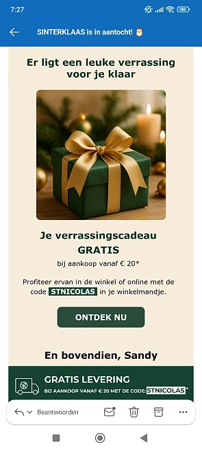 Yves Rocher: verrassing en gratis verzending