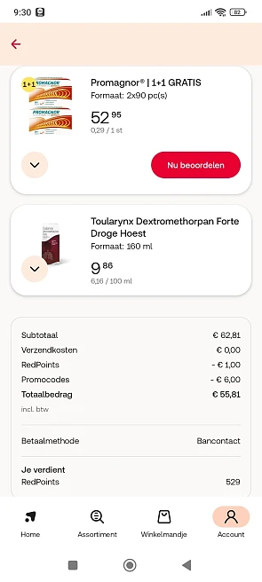 Farmaline: €58,95 korting