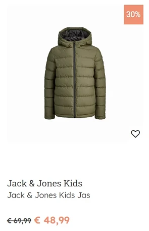 -30% op jassen bij De Kinderplaneet 🧥