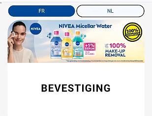 Nivea Micellair water 100% terugbetaald