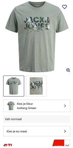 Jack&Jones t-shirt -44%