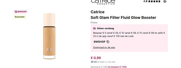 Catrice Soft glam fond de teint voor 0.99€ nr 040